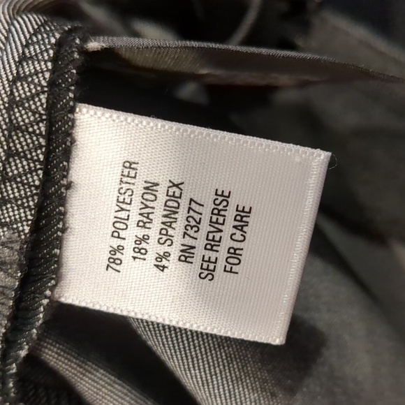 Dana Buchman Dark Silvery Gray Luxe Business Trousers with Hardware size 4 - Picture 9 of 11